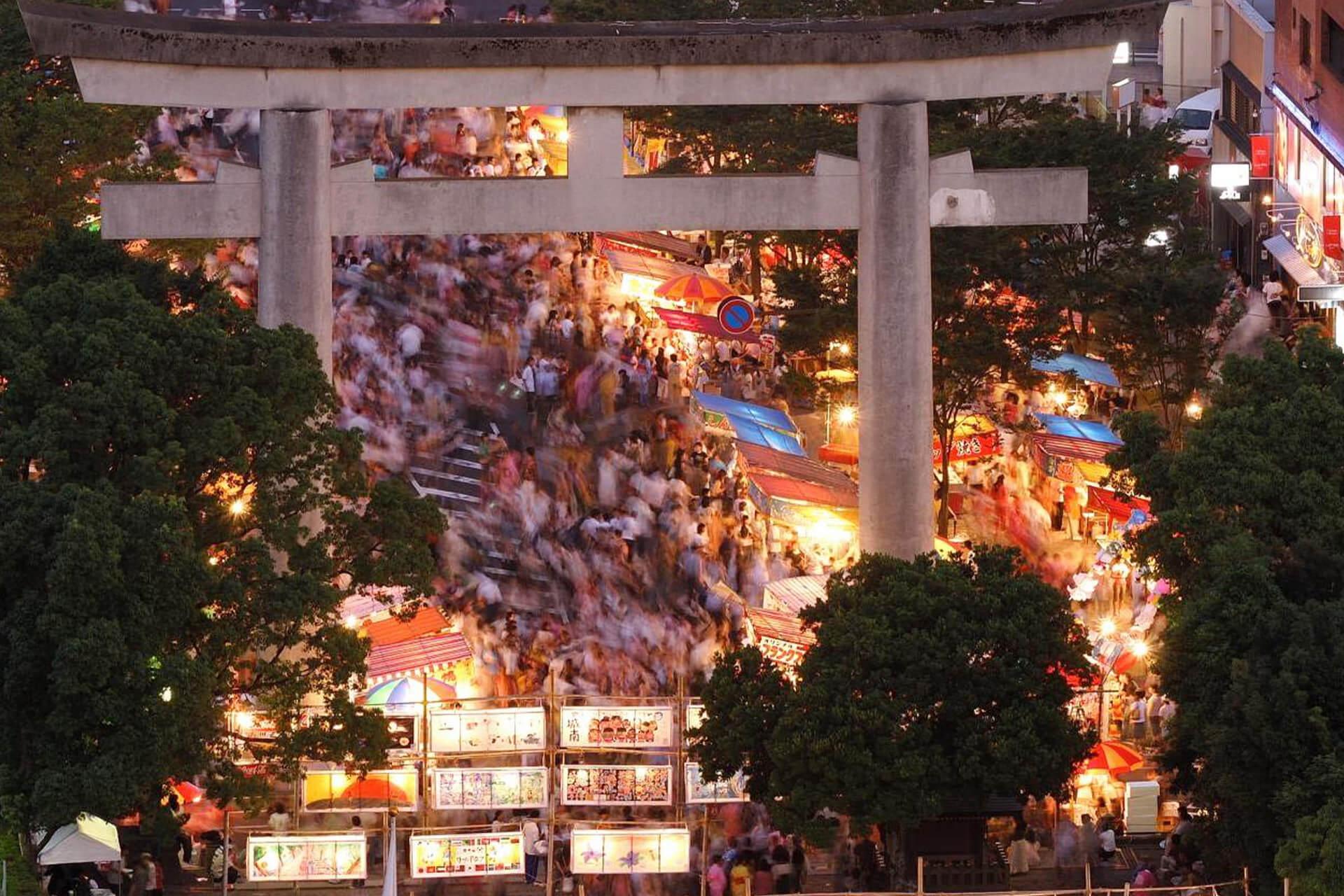 照國神社_六月燈