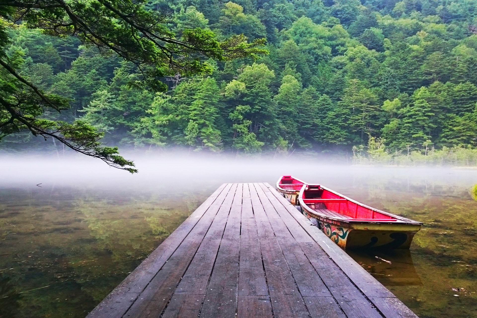 上高地-「明神池」