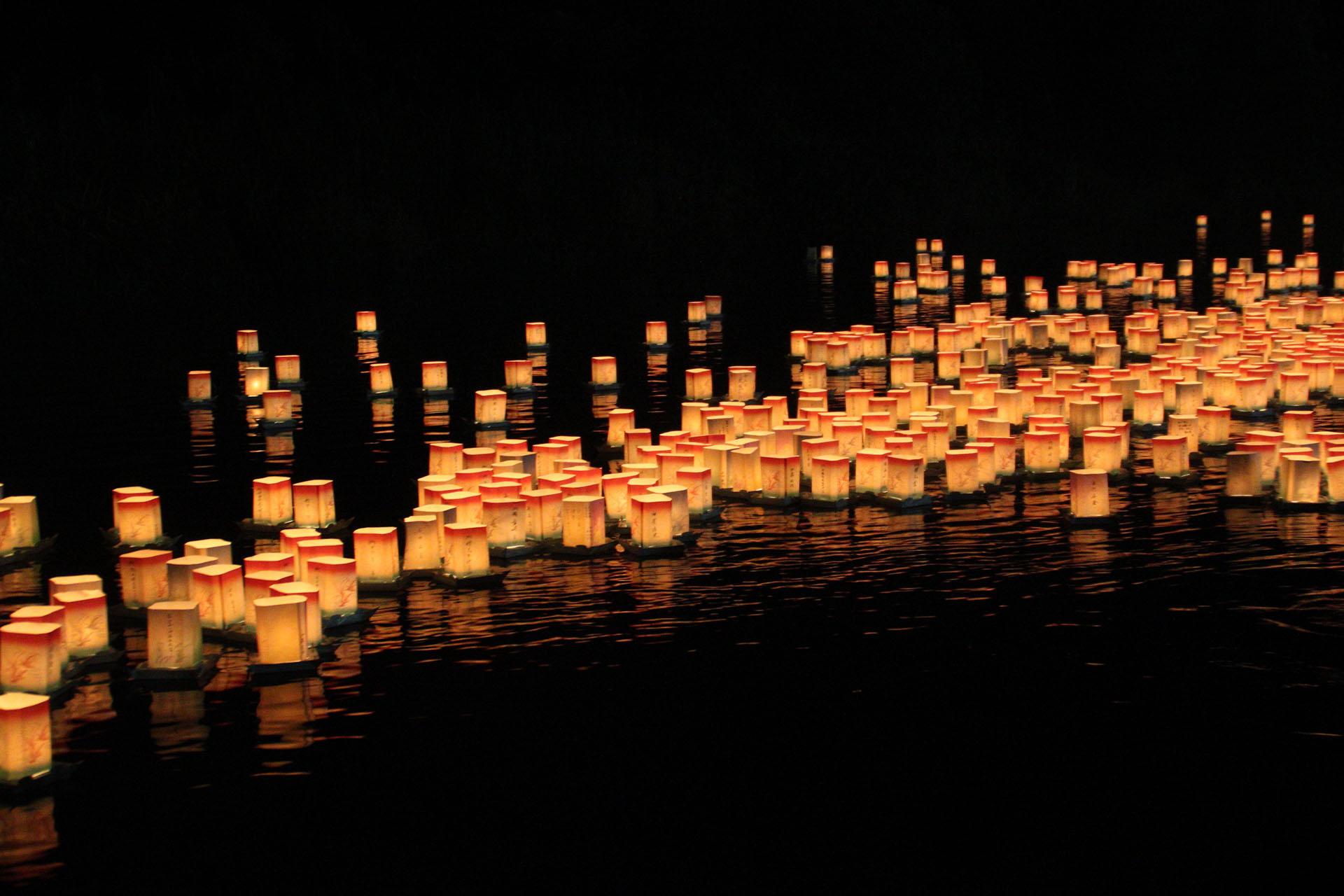 永平寺大流燈籠祭示意圖