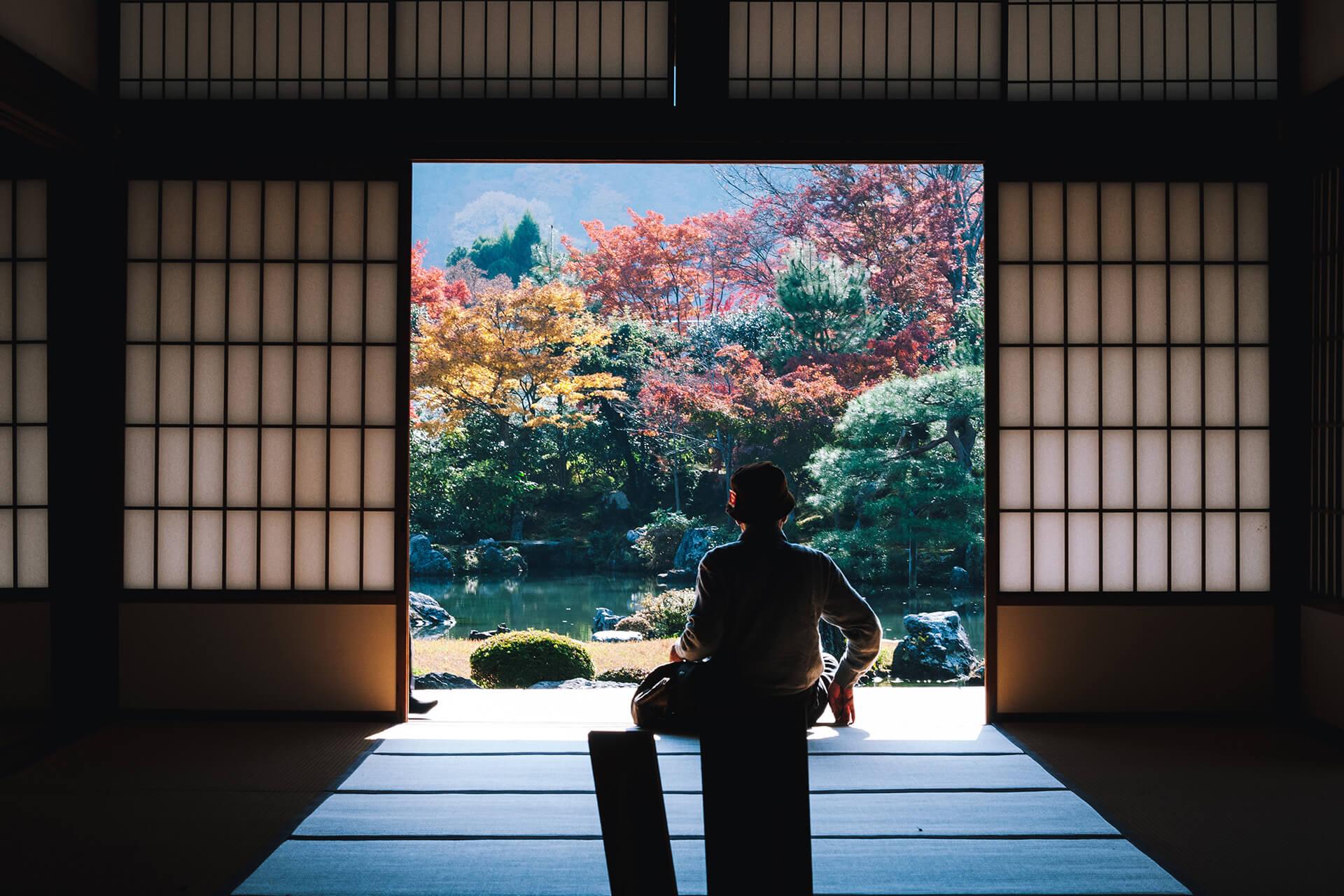 日本庭園示意圖
