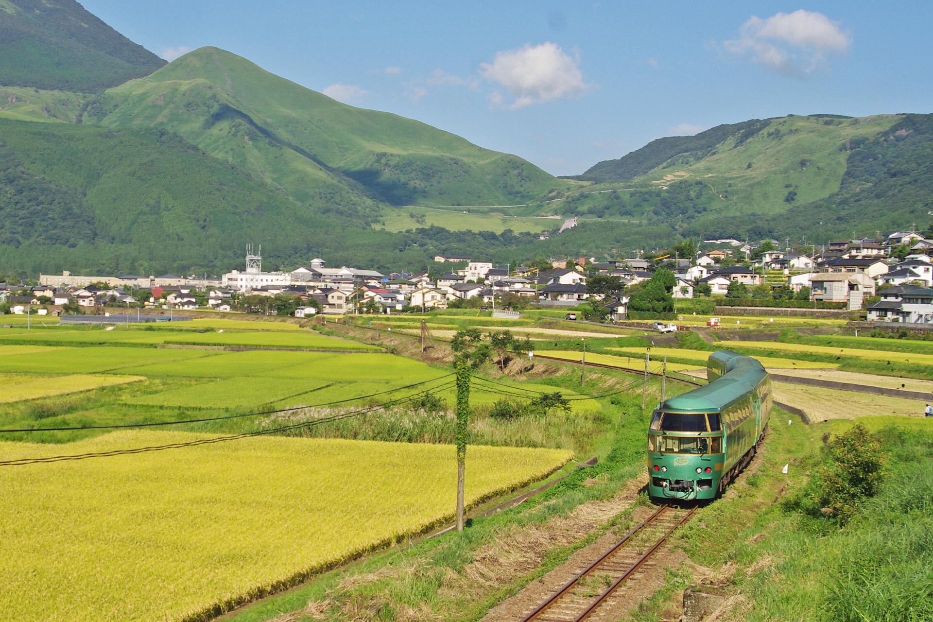 由布院之森列車沿途景色