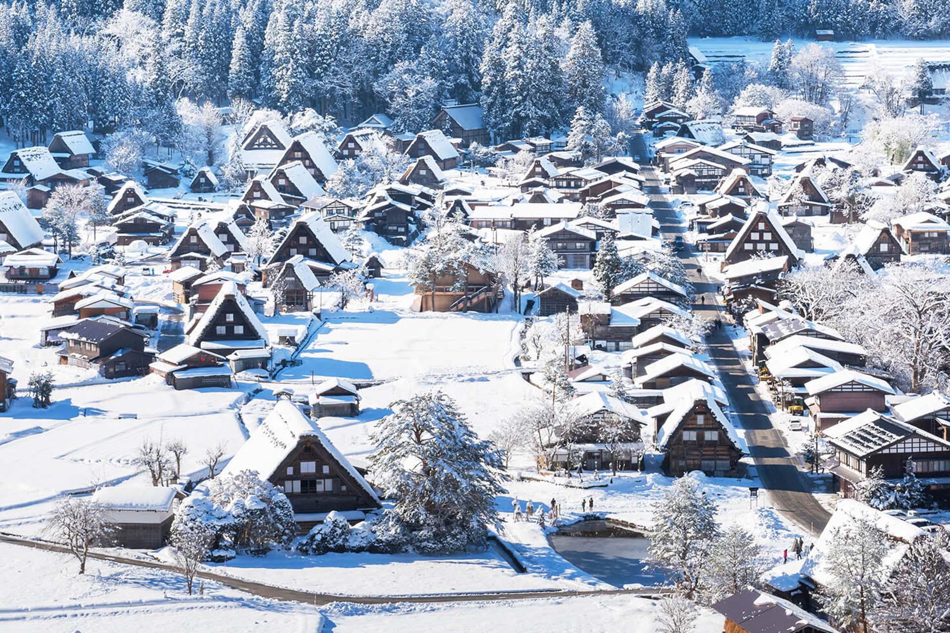 日本北陸旅遊示意圖