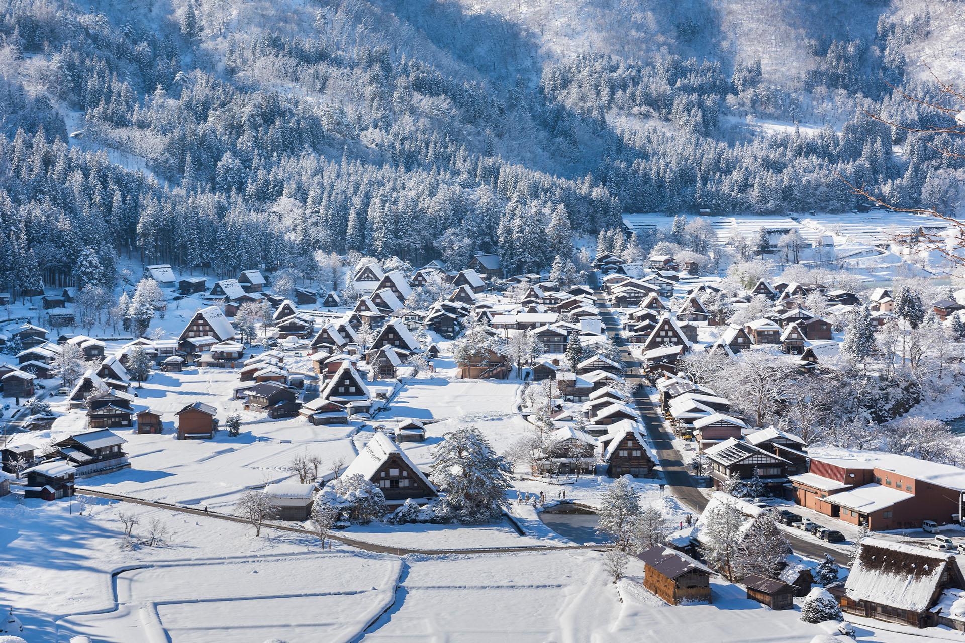 北陸地區雪季示意圖