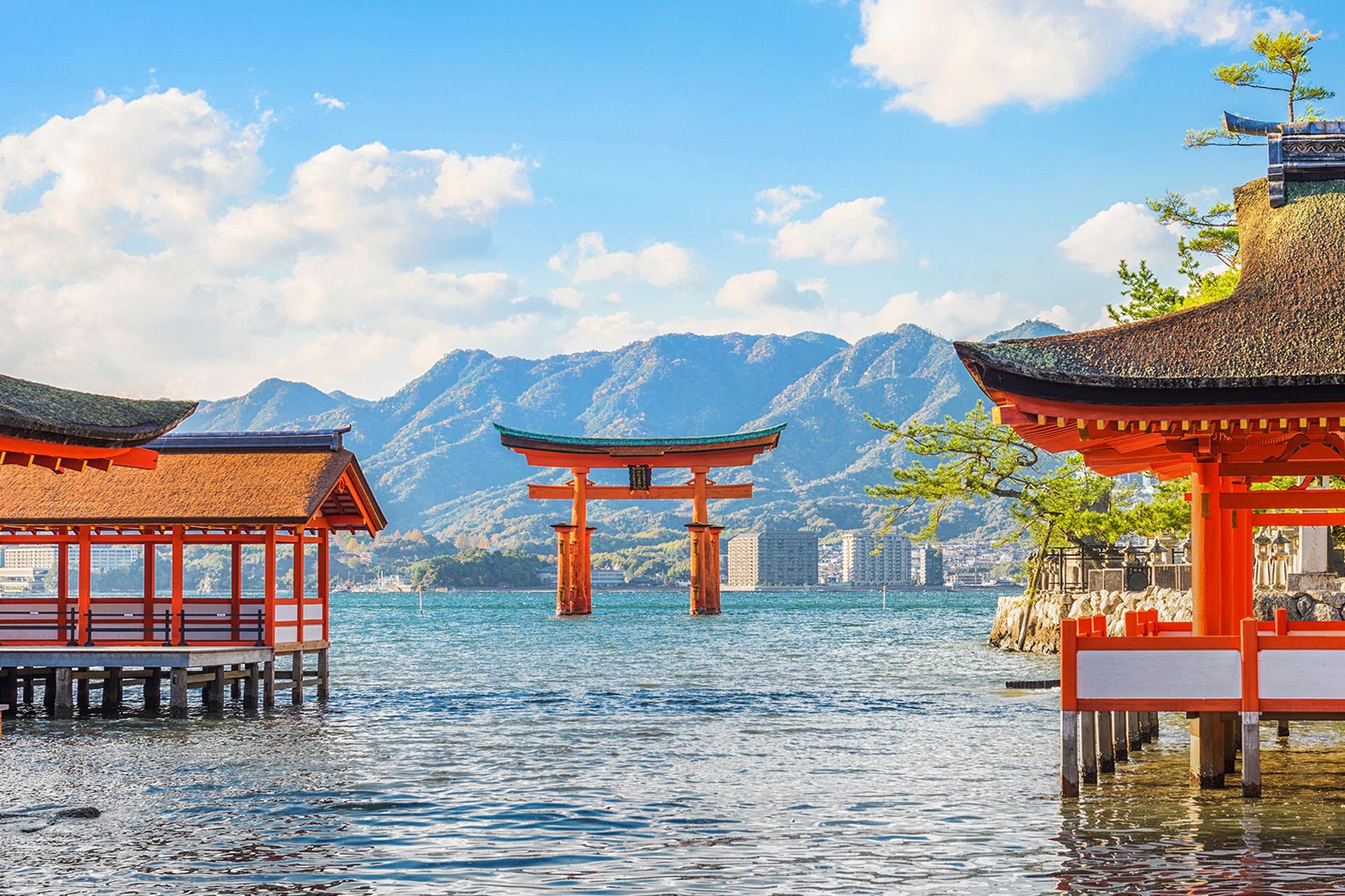 日本山陰山陽旅遊示意圖