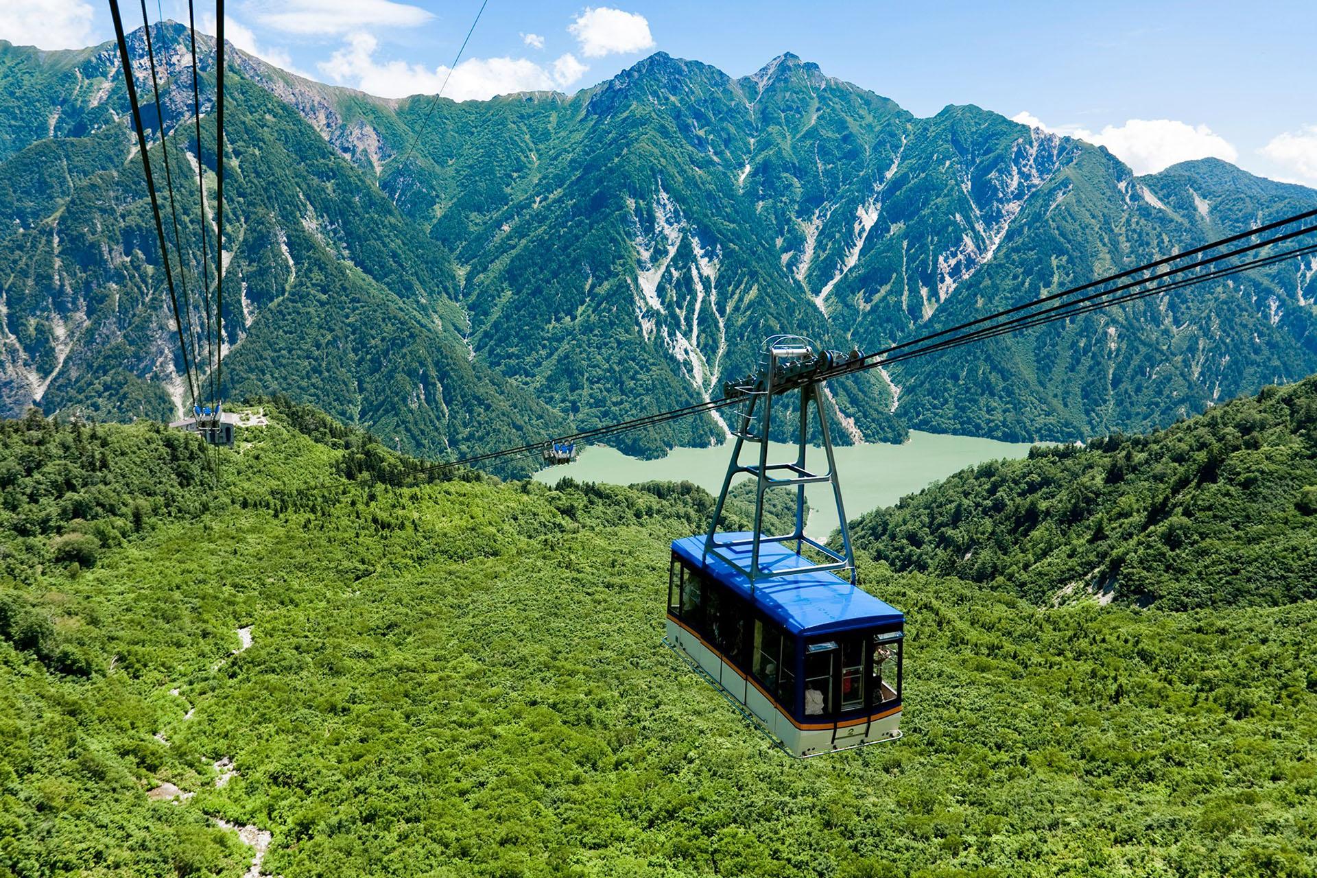 立山黑部地圖範圍示意圖)或 景點示意圖