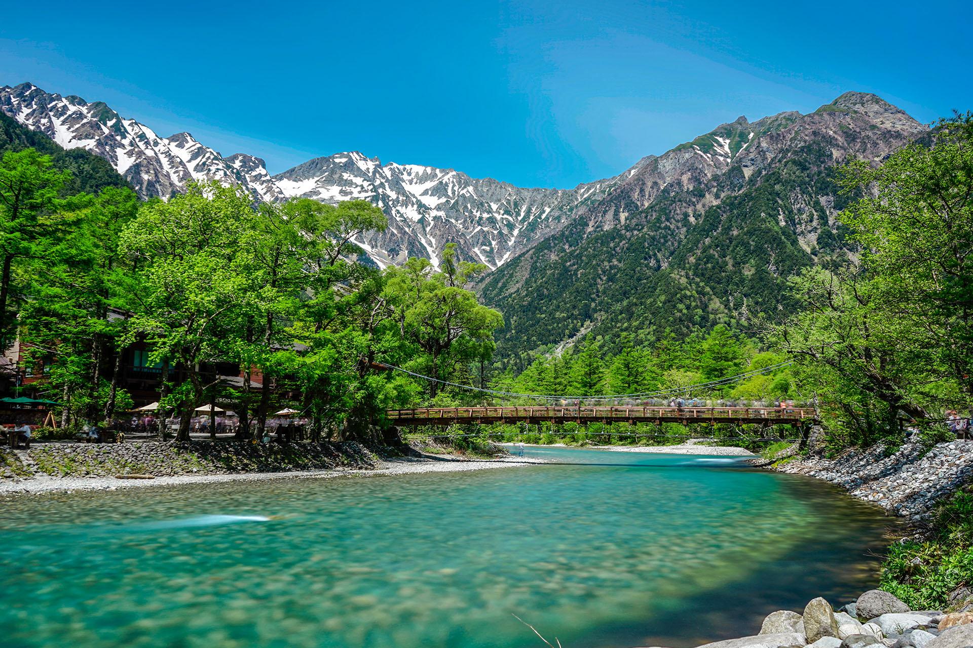 上高地-「河童橋」