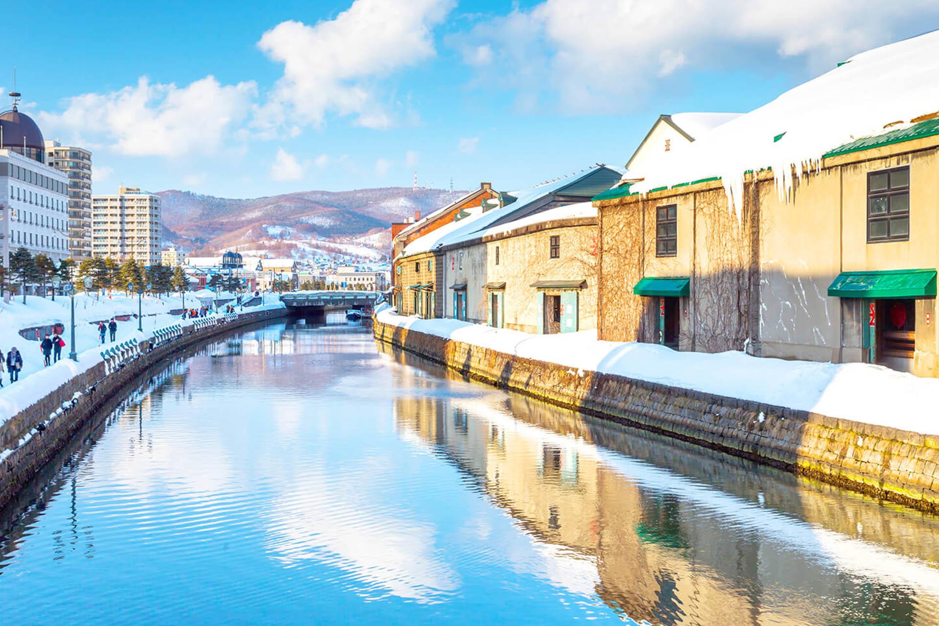 日本北海道景點示意圖