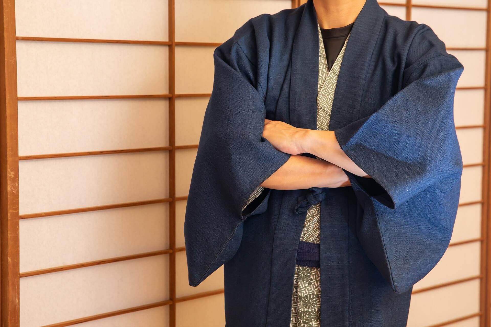 日本男性和服
