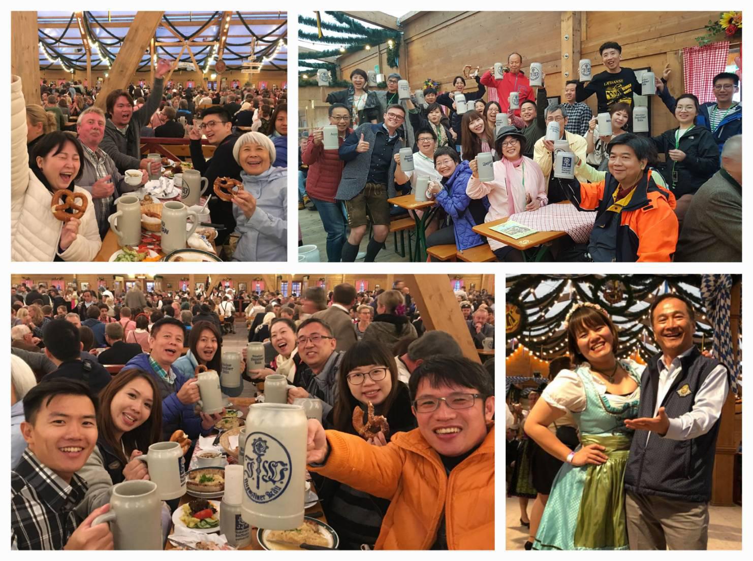 慕尼黑啤酒棚喝到飽