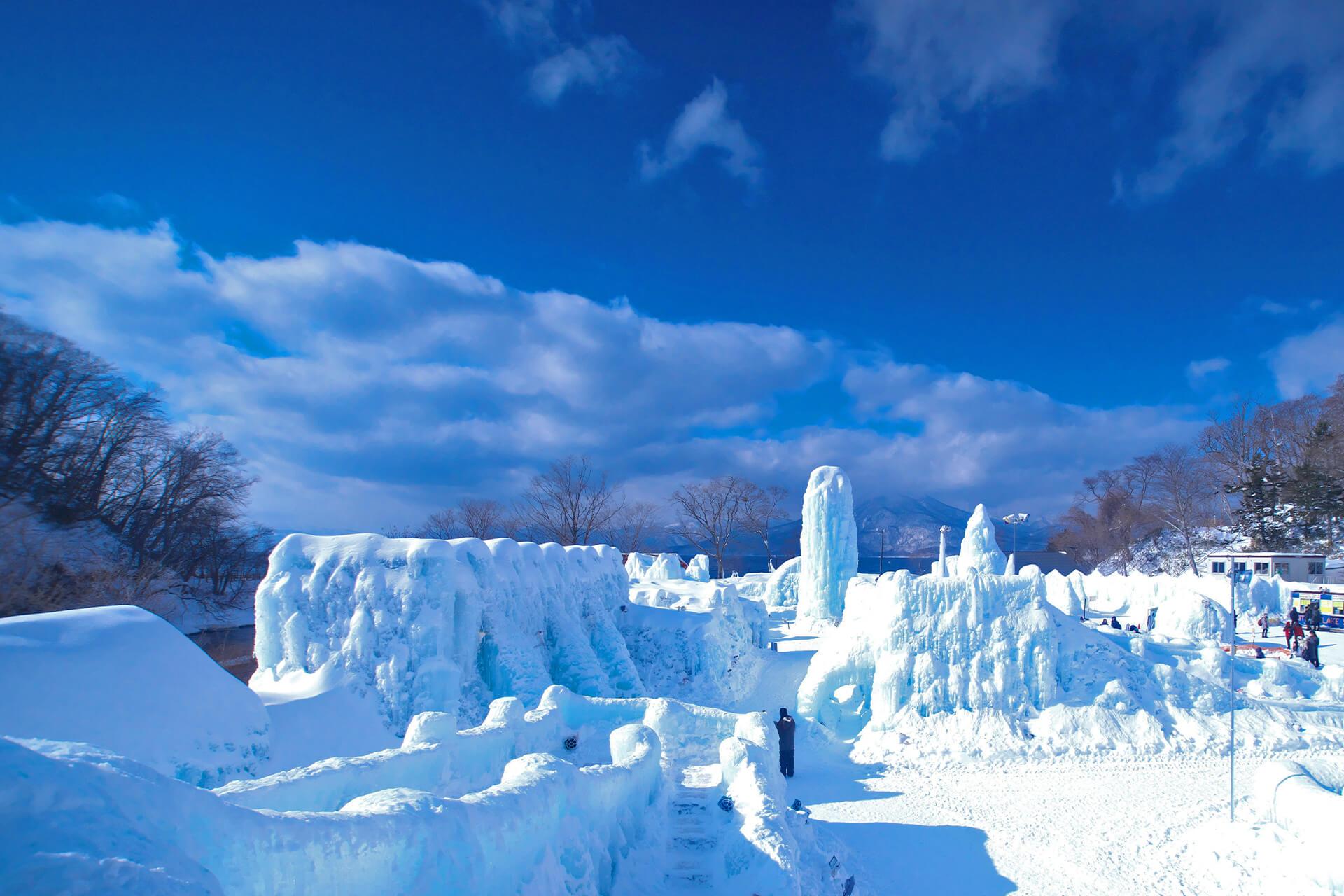北海道雪祭行程推薦-支笏湖冰濤節慶