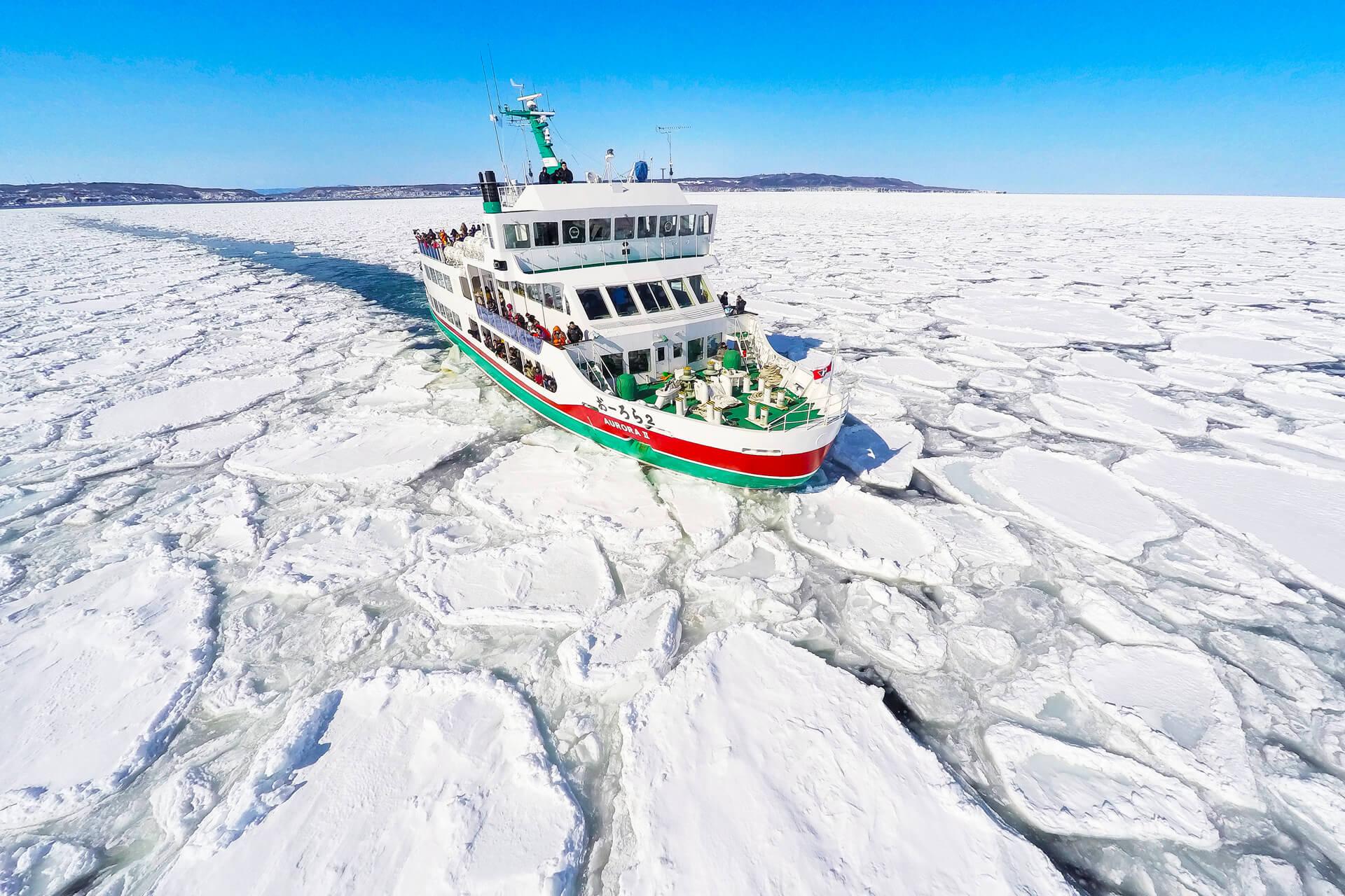 冬季北海道6大必訪美景推薦－網走流冰觀光破冰船