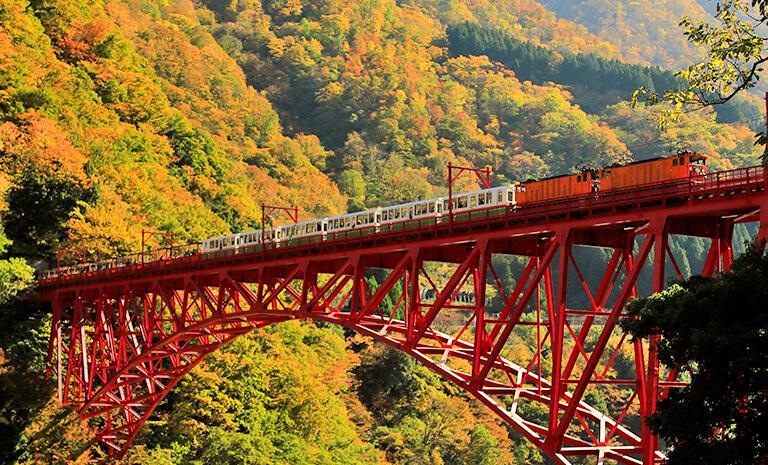 北陸．紅葉峽谷列車7日(秋季賞楓) - 【初見日本】楓湧立山黑部．秋繪合掌村．楓紅祕境．白馬名宿3晚