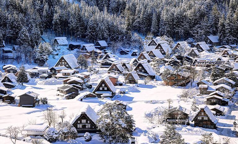 北陸關西．雪詠白川鄉7日(冬季) - 銀妝琵琶湖．國寶彥根城．越前蟹精緻美饌